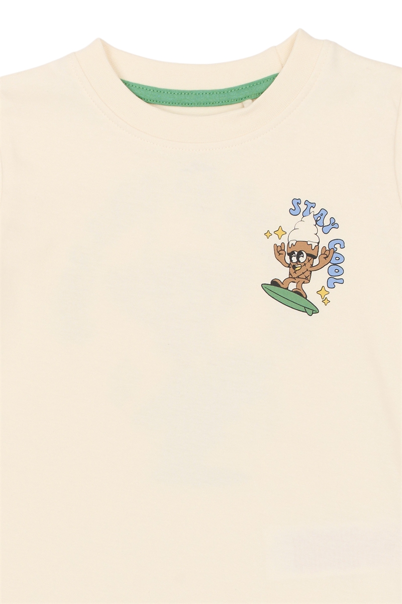 The New Siblings Tab T-shirt - Gardenia 